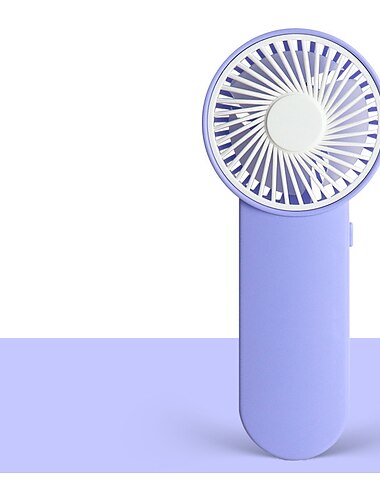  Tragbarer Handheld Mini Ventilator – taschengroßer USB wiederaufladbarer Kühlventilator für zu Hause Büro oder im Freien