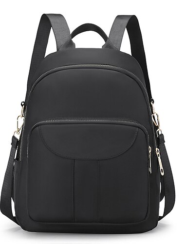  stylischer Damen-Rucksack aus Nylon – großes Fassungsvermögen, mehrere Taschen für den Schulanfang in mehreren Farben