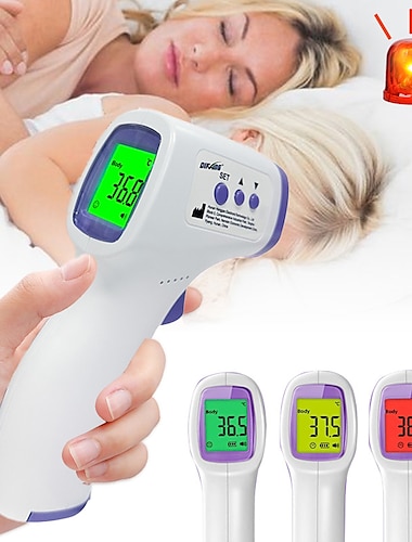  érintésmentes homlokhőmérő digitális infravörös hőmérő felnőtteknek és gyerekeknek érintésmentes baba hőmérő nagy led számjegyek csendes visszacsatolás érintésmentes
