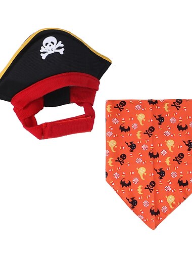  Hund Katze Bandanas & Hüte Hund Geburtstag Bandana Hut Cosplay Halloween-Kostüm Cosplay Lustig Winter Weich Waschbar Bequem Halloween Outdoor Halloween Alltagstauglich Hundebekleidung for Bichon