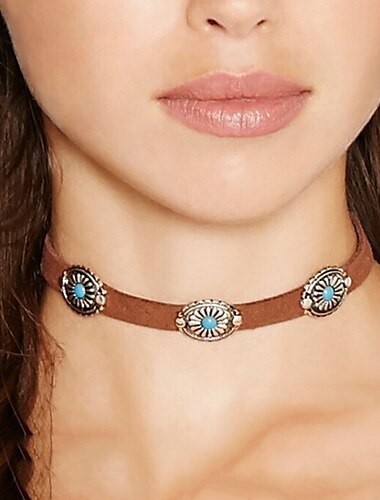  Retro Antiguo Boho Años 70 Collar Gargantilla Hippie Mujer Mascarada Fiesta / Noche Desfile del orgullo Mes del Orgullo Adulto Corbatas