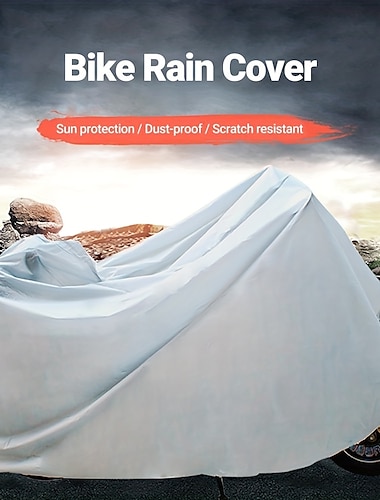  معطف دراجة نارية المطر والشمس حماية غطاء دراجة نارية في الهواء الطلق ضد الغبار واقي دراجة نارية للماء