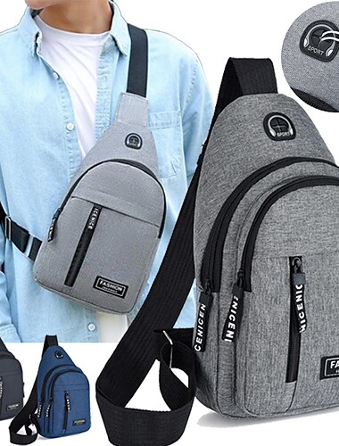 2023 neue brust tasche männer mode trend oxford tuch einzelnen schulter rucksack koreanische lässig wasserdichte einzelne schulter umhängetasche