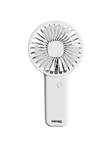  Faltbarer Handheld Mini-Ventilator – 3-Gang USB wiederaufladbarer persönlicher Ventilator für Reisen Büro und Zuhause