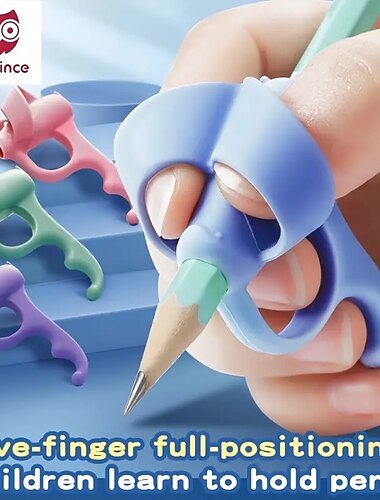  4 Stück Bleistiftgriffe für Kinder, Handschrift, Schulbedarf, Malen, Zeichnen & Kunstbedarf