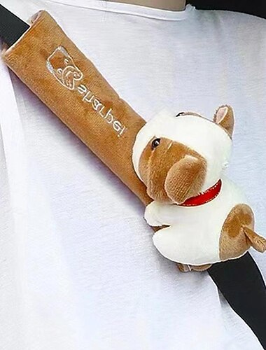 Car Seat Belt Shoulder Cover Cute Personality Cartoon Shoulder Cover for Men and Women Interior Decoration Supplies