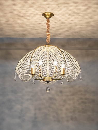  led moderne pendellys 4/5/6 hoder krystalllysekrone til stue hotellbelysning gylden k9 krystallbelysning 110-240v