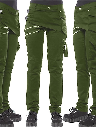  herenbroek retro vintage punk & gotisch middeleeuws 17e-eeuws maskerade herenkostuum vintage cosplay casual dagelijkse broek maskerade