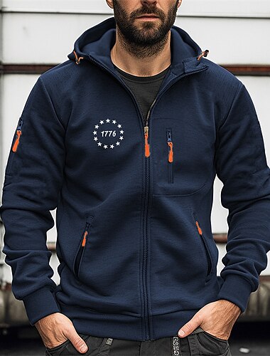 Herren Graphic Buchstabe Langarm Sweatshirts Mit Kapuze Strassenmode Designer Sport & Natur Casual Frühling & Herbst Schwarz Weiß Wein Bekleidung Designer S M L XL XXL 3XL
