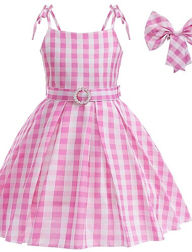 nukke Mekot Cosplay-Asut Naamiaisasu Retro / vintage Kuuma pinkki Elokuva-cosplay for Tyttöjen Lasten Lasten päivä Naamiaiset