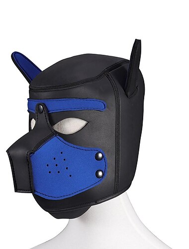  Spaßmaske, Hundekopfbedeckung, Erwachsenentraining, Sexzubehör, Rollenspiele, Nachtclub, Tanzmaske, Anziehspiel, SM-Requisiten für Cosplay