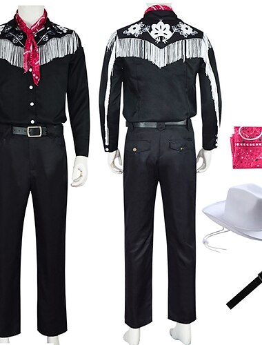  Vaqueiro boneca Traje Cosplay Casual Cosplay filme for Homens Para Meninos Crianças Adulto Carnaval Baile de Máscaras Festa de Solteira