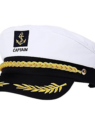  Hombre Mujer Capitán Traje de cosplay Para Mascarada Adulto Sombrero