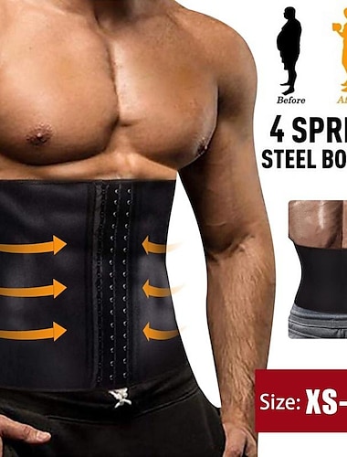  Man Slimming Body Shaper Male Waist Trainer Cincher Corset Men Body Modeling Belt Tummy Control Shapers Strap Fitness Shapewear