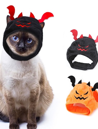  Собаки Коты Платки и шапочки Косплей Костюм на Хеллоуин Косплей Веселая Зима Мягкий Влажная чистка Удобный Хэллоуин на открытом воздухе Хэллоуин На каждый день Одежда для собак for