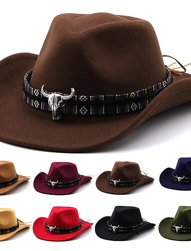  Retro Antiguo siglo 18 Siglo 19 Sombrero de vaquero sombrero de vaquera Chica vaquera Vaquero Vaquero del oeste Hombre Mujer Despedida de Soltera Sombrero Todas las Temporadas