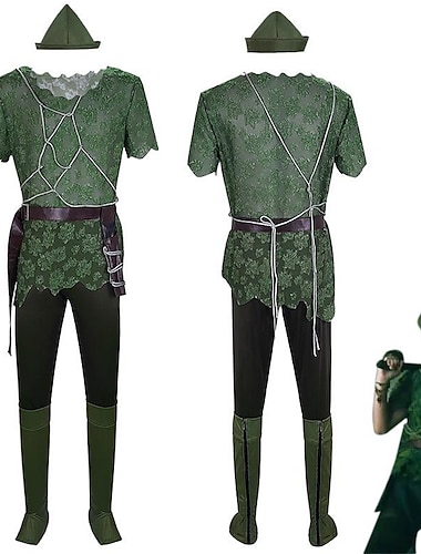  Peter Pan & Wendy Sprookje Peter Pan Film cosplay for Voor heren Dames Jongens Kinderen Volwassenen Carnaval Maskerade