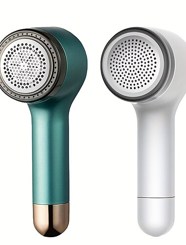 Rasoirs en tissu pour enlever les bouloches Éliminateur de peluches électrique rechargeable avec lames à 6 feuilles et rouleaux anti-peluches