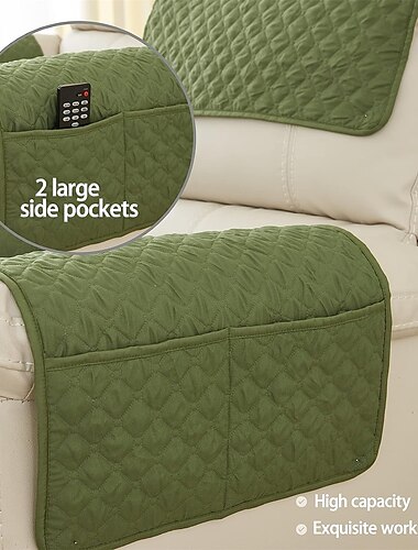  غطاء مسند للذراع للأريكة غطاء مسند للذراع غطاء خلفي ناعم واقي للكراسي أريكة أريكة كرسي بذراعين أغطية كرسي أريكة