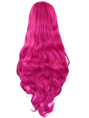  Krullende Cosplay Pruik Lang Haar Hittebestendige Spiraal Kostuum Pruiken Anime Mode Golvend Krullend Cosplay Dagelijkse Feest Rood 32 80cm Halloween Pruiken