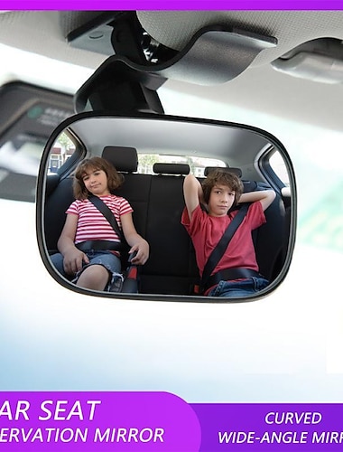  1 stk bærbart bil baksete speil barne observasjonsspeil sikkerhets bakspeil justerbart barnesynsglass baby