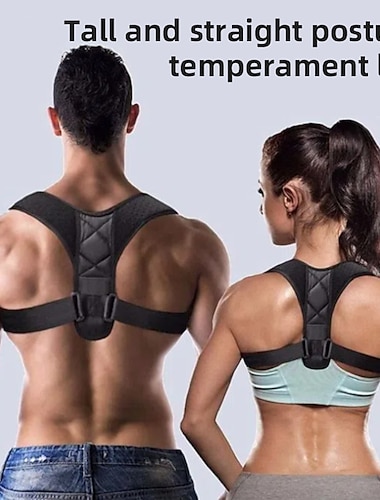  nya kroppsformare för vuxna stag bälte korsett hållningskorrigering kompression shapewear barn axel rygg ortopediskt stödbälte
