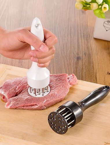  21 tűs steak kalapács fenyőhús tű háztartási grill steak sertésszelet gyorsan lazítható praktikus rozsdamentes acél puhító eszköz