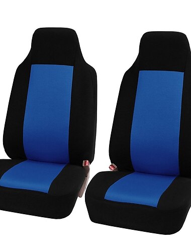  starfre universal polyester bilsetetrekk sett passer til de fleste biler vanlig stoff bicolor stilig biltilbehør setebeskytter