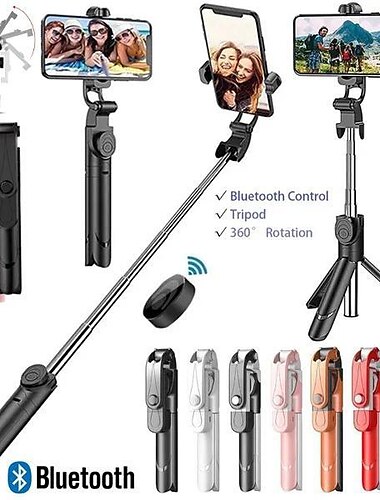  Палка для селфи Bluetooth С возможностью удлинения Максимальная длина 68 cm Назначение универсальный Android / iOS Универсальный