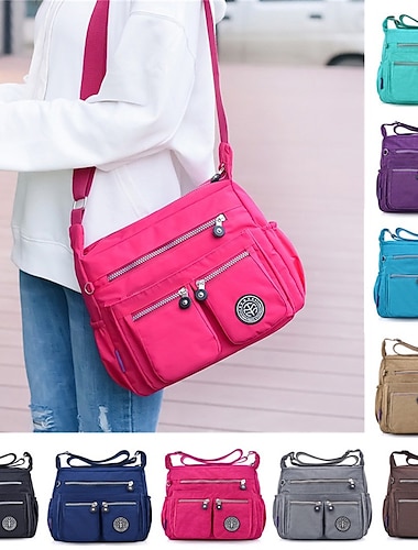 lyxiga handväskor kvinnor väskor designer plånböcker och handväskor mode nylon crossbody väskor för kvinnor 2022 nya reseaxelväskor sac