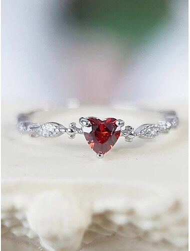  Femmes Bagues Romantique Saint-Valentin Cœur Bague