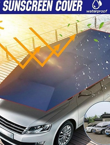  1 pc Regenschirm Auto Schatten Frontscheibe Double-Layer-Design Dehnbar Elasthan Für Universal Windschutzscheibe Sonne Blendung Metalllegierung Nylon 420*220/450*230 cm