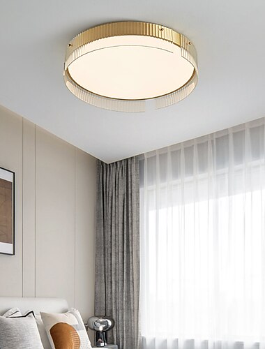  フラッシュマウント LED ラウンド天井照明器具 30/40 センチメートルブラックゴールド超薄型 3 色の天井ランプ寝室のバスルームリビングルームキッチン 110-240v