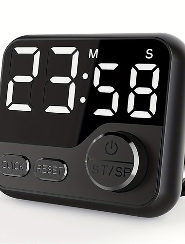  Digitaler Küchentimer mit LED-Anzeige, Kochtimer, Küchenhelfer, Küchenutensilien, Küchenzubehör, Haushaltsküchenartikel