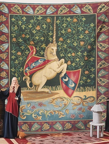  vintage medeltida hängande gobeläng väggkonst stor gobeläng väggmålning dekor fotografi bakgrund filt gardin hem sovrum vardagsrum dekoration