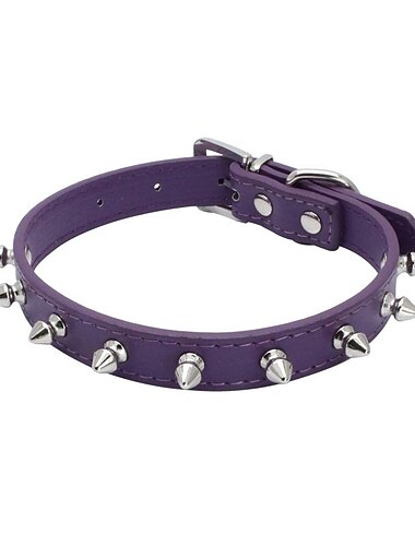  Hundeleinen, Haustierhalsband, Anti-Biss-Nieten-Hundehalsband, kleine und mittelgroße Leder-Hundekette, Hundehalsband-Hersteller, Großhandel