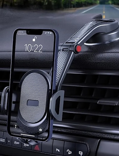  2023 nieuwe universele sucker autotelefoonhouder 360 ° voorruit autodashboard mobiele mobiele ondersteuningsbeugel voor 4.0-6 inch smartphones