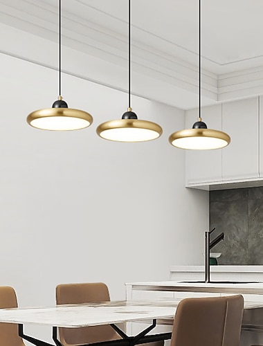  Pendelleuchten 1 Kopf moderne minimalistische Hängeleuchte, kreative fliegende schmetterlingsförmige Pendelleuchte Kupfer + Acryl Deckenleuchten für Balkon Wohnzimmer Dekor 110-240 V