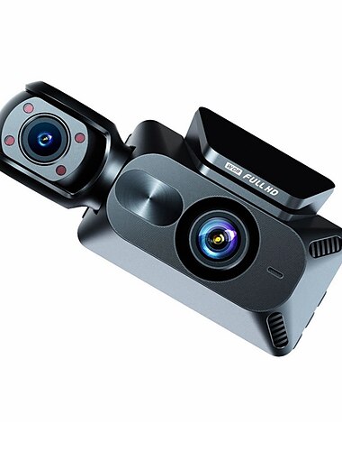  T739 1080p Ny Design / HD / Starta automatisk inspelning Bil DVR 170 grader Vid vinkel 3 tum IPS Dash Cam med Nattseende / G-Sensor / Parkeringsläge 4 infraröd LED Bilinspelare