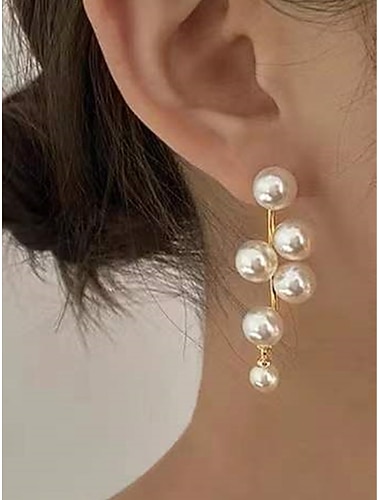  Damen Ohrringe Modisch Outdoor Geometrie Ohrring