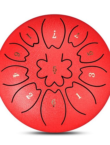  6 Zoll 11 Töne Stahlzungentrommel Mini-Musiktrommeln Handpan Anfänger ätherische Trommel für Kinder Musikinstrumente Tambor Geschenke