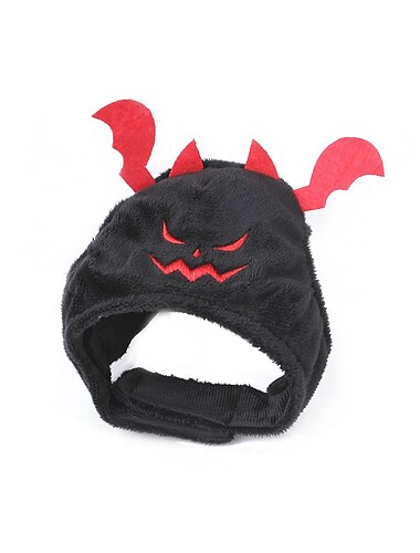  Hund Katze Bandanas & Hüte Cosplay Halloween-Kostüm Cosplay Lustig Winter Weich Waschbar Bequem Halloween Outdoor Halloween Alltagstauglich Hundebekleidung for Bichon Frise Zwergspitz Baby Haustier