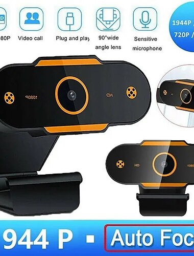  Full 1080p autofocus hd webcam web usb caméra microphone pour pc de bureau ordinateur portable