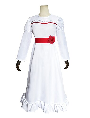  Het spookritueel Annabelle Cosplay kostuum Outfits Cosplay for Dames Voor meisjes Kinderen Volwassenen Carnaval Maskerade