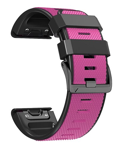  Uhrenarmband für Garmin Fenix 7 7X 6 6X Pro Epix Pro 47mm 51mm Instinct 2X Approach S70 47mm S62 S60 Forerunner 955 945 Epix Marq Descent Quatix 22mm 26mm Silikon Ersatz Gurt 22mm 26mm Quick Fit