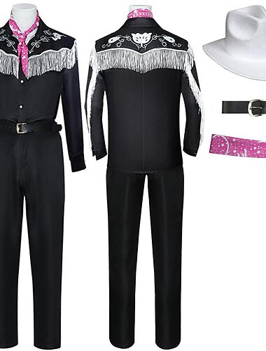 Cow-boy Costume de cosplay Chapeau Cosplay de Film for Homme Adulte Carnaval Enterrement de Vie de Jeune Fille