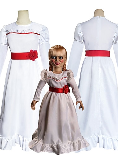  The Conjuring Annabelle Cosplay Costume Outfits Cosplay Movie Cosplay for Women's Girls' Kid's Adults' Carnival Masquerade