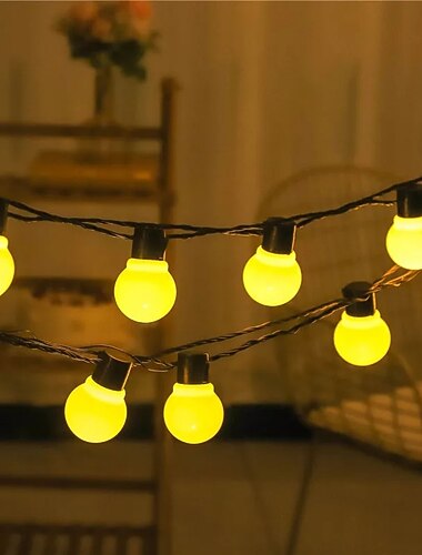  G50 Globlamp LED Fejlampor Utomhusbelysning Gatubrållop Trädgård Patio Dekorationslampa 220V EU-kontakt