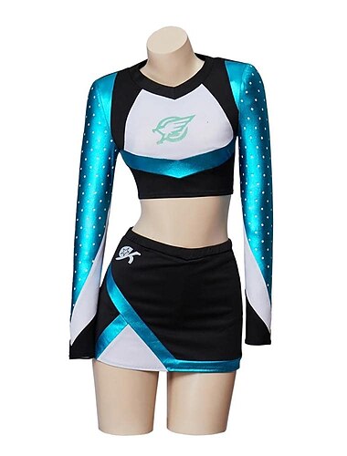  Majoretă Costum Cosplay Uniformă școlară Pentru femei Adolescent Adulți Carnaval An Nou Petrecerea Burlăcițelor