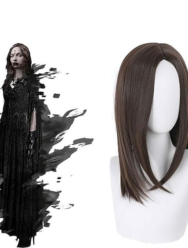  Resident Evil 8 Vampirtöchter 3 Stil braune Cosplay-Perücken Halloween-Perücken